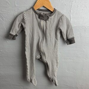 Organic Striped Footed Pajama